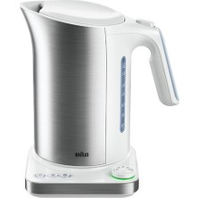 Braun Id Collection 1,2 lt Su Isıtıcı Beyaz Renk ve Paslanmaz Çelik ile Hızlı Kaynatma WK5115WH