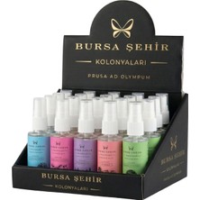 Bursa Şehir Kolonyaları MİNİ KOLONYA SETİ (TİRİLYE SAHİLİ, GÖLYAZI KİRAZ ÇİÇEĞİ, ULUDAĞ'DA BAHAR, CUMALIKIZIK, ULU ÇINAR)