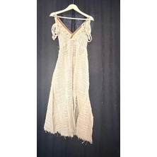Aashiv's Collection Plaj Elbisesi Pamuklu Askılı