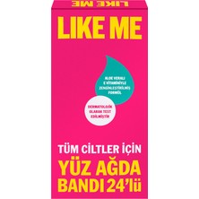 Like Me Tüm Ciltler Için 24'lü Yüz Ağda Bandı 3 Adet