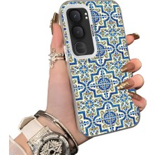 HONTINGA Vivo Y31 5g ile Uyumlu Kılıfı Silikon Kenar Sert Arka Düşüme Önleyici Basitlik Anti Düşme Kamera Korumali Fars Desen Telefon Kılıfı Kadın ve Erkek Için Uygundur K1-0625