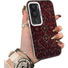 HONTINGA Vivo Y31 5g ile Uyumlu Kılıfı Silikon Kenar Sert Arka Düşüme Önleyici Basitlik Anti Düşme Kamera Korumali Halı Desen Telefon Kılıfı Kadın ve Erkek Için Uygundur K1-0699