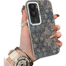 HONTINGA Vivo Y31 5g ile Uyumlu Kılıfı Silikon Kenar Sert Arka Düşüme Önleyici Basitlik Anti Düşme Kamera Korumali Fars Desen Telefon Kılıfı Kadın ve Erkek Için Uygundur K1-0630