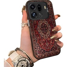 HONTINGA Oppo Find X9 Pro 5g ile Uyumlu Kılıfı Silikon Kenar Sert Arka Düşüme Önleyici Basitlik Anti Düşme Kamera Korumali Halı Desen Telefon Kılıfı Kadın ve Erkek Için Uygundur K1-0700