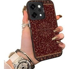 HONTINGA Oppo Reno 14 Pro 5g ile Uyumlu Kılıfı Silikon Kenar Sert Arka Düşüme Önleyici Basitlik Anti Düşme Kamera Korumali Halı Desen Telefon Kılıfı Kadın ve Erkek Için Uygundur K1-0699