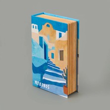 Matmel Deco Mykonos Dekoratif Kutu - Mavi - 19,5X12X5 cm