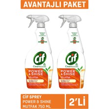 Cif Sprey Power & Shine Mutfak 2 x 750ML