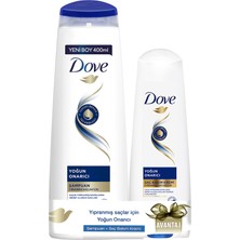 Dove Yoğun Bakım Şampuan 400 ml + Saç Kremi 200 ml 3 Adet