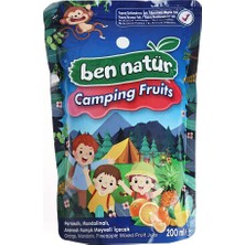Ben Natür Camping Fruits Portakallı, Mandalinalı, Ananaslı Karışık Meyveli Içecek 200 ml