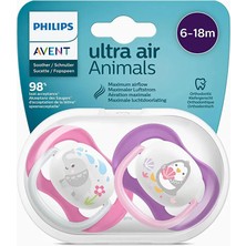 Philips Avent Ultra Air 2'li Emzik 6-18AY Pembe/mor 1 Adet