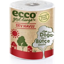 Ecco Yeşil Dünya Dev Havlu 1=7 Rulo 4 Adet