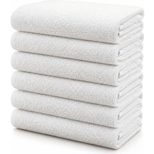 Hepsine Rakip 6'lı Paket Boya Tutmayan Mikrofiber El Yüz Havlusu 50 x 90 cm
