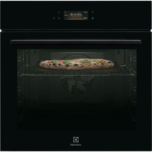 Electrolux LOX8P87WZ 700 Serisi Pizzaexpert Mealassist Pirolitik Temizleme Sistemli Wi-Fi 72 Lt Siyah Ankastre Fırın