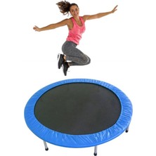 Trend Deluxe 92 cm Çap Trambolin 36 İnç Mavi Renkli Katlanamayan Yüksek Dayanıklılık