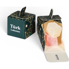 Lokumbox Mini Kutu - Mini Sade & Güllü Lokum (10 Adet)