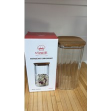Vivatti Kavanoz Akasya Kapak 10*20 cm 1500 ml