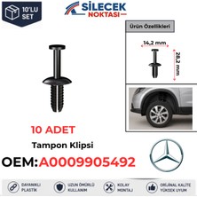 Silecek Noktası Mercedes Davlumbaz Klipsi 10 Adet A0009905492