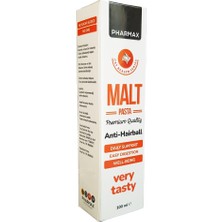 Pharmax Anti Hairball Malt Kedi Tüy Yumağı Önleyici Lezzetli Pasta 100 ml Yetişkin Kediler İçin