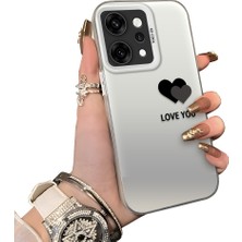 HONTINGA Oppo Reno 14 Pro 5g ile Uyumlu Kılıfı Silikon Kenar Sert Arka Düşüme Önleyici Basitlik Anti Düşme Kamera Korumali Kalp Desen Telefon Kılıfı Kadın ve Erkek Için Uygundur K1-0710