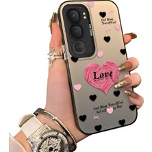 HONTINGA Vivo Y31 5g ile Uyumlu Kılıfı Silikon Kenar Sert Arka Düşüme Önleyici Basitlik Anti Düşme Kamera Korumali Kalp Desen Telefon Kılıfı Kadın ve Erkek Için Uygundur K1-0708