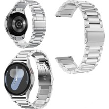 Fibaks Galaxy Watch 46MM (22MM) Krd-04 Akıllı Saat Kordonu Metal Kordon Kayış Bileklik