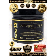 Dr. Sammy's Kolajen 10.000 Mg Tip 1-3 %100 Saf Patentli Hidrolize Sığır Kolajeni, 150MG Hyaluronik Asit, 500 Mg Vitamin C, 200 Mg Glutatyon, 25MG Resveratrol, 100 Mg Elastin, Core 15 Diyet Takviyesi