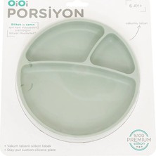 OiOi Porsiyon Vakumlu Mama Tabağı River Green (5 Adet)