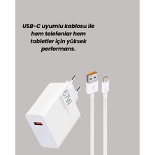 Esplendor Güvenli ve Hızlı Şarj Için 67W Turbo Adaptör Type-C Kablo ile - URN8381-4615