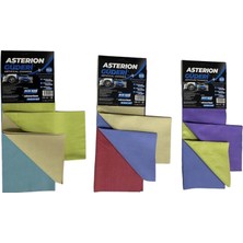 Asterion Asterıon Mikrofiber Oto Temizlik Bezi 3'lü 3 Adet