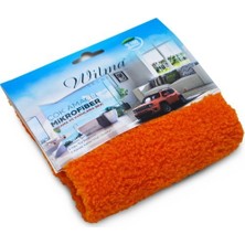 Wilma Secret Mikrofiber Pasta Cila Bezi 40 x 40 cm Turuncu (4 Adet)