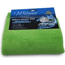 Wilma Mikrofiber Havlu- Büyük Boy 50 x 70 Cm- Yeşil (5 Adet)