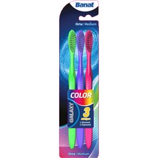 Banat Galaxy Color 3lü Diş Fırçası 2 Adet