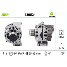 Valeo Depomix Alternatör Kasnaği 90A Klimali Corsa C-Astra G-H-Meriva A-Tigra-Agila-Nemo-Bipper-Grande Punto- Fiorino-Doblo 1.3 Jtdi
