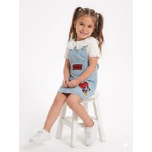 HaanBebe Kız Çocuk  Kot Salopet Elbise