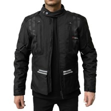Venom Tourex Touring 4 Mevsim Motosiklet Montu Siyah - Motodede