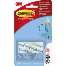 Command 17092 Küçük Şeffaf Askı 2 Adet