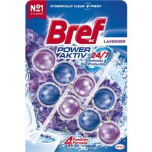 Bref Power Aktiv Wc Blok Lavanta 2 x 50 G 4 Adet