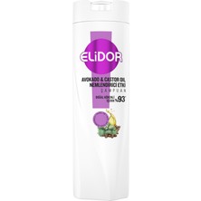 Elidor Avokado & Castor Oil Şampuan 400 ml 4 Adet