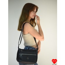 Jara Bag Hera Orijinal Günlük Natürel Yumuşak Deri Çok Gözlü Omuz Çantası
