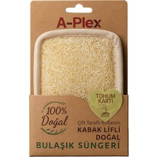 A-Plex Kabak Lifli Doğal Bulaşık Süngeri 3 Adet