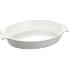 Touch Me Porselen Oval Fırın Kabı 36 cm 3 Adet