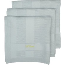 Wilma Lotus Mikrofiber Bez 60×40 3 Lü Set Gri - Mutfak, Banyo, Cam, Araç Temizlik Bezi