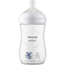 Philips Avent Doğal Tepkili Koala Desenli Pp Biberon 260ML, 3-6 Ay, SCY903/67 (2 Adet)