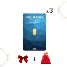 Victoria 3 Adet 1 gr 24 Ayar Altın ( Rekor )