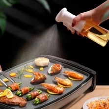 Hereveoyuncak Çok Amaçlı Cam Şişe Püskürtmeli Dağıtıcı Yağdanlık Limonluk Sirke Sosluk Spreyi Beyazz