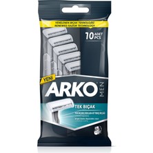 Arko Men Tek Bıçak Tıraş Bıçağı 10'lu 3 Adet