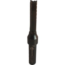 Dorato 3 Ağızlı 10X40MM Titanyum Kaplı Kanallı Karbür Uçlu Parmak Freze Ucu