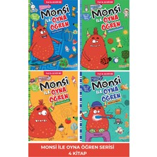 Parlayan Yıldız Monsi ile Oyna Öğren - Eğitici Aktivite Seti (4 Kitap)