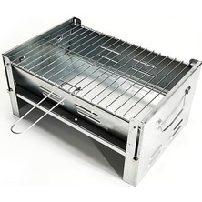 Köz Grill Közgrill Galvaniz Katlanır Mangal 27 x 40 cm