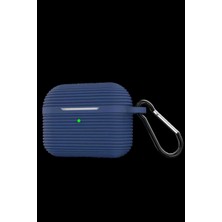 Armüz Apple Airpods Pro 3 (3.nesil) Raven Silikon Kılıf - Lacivert